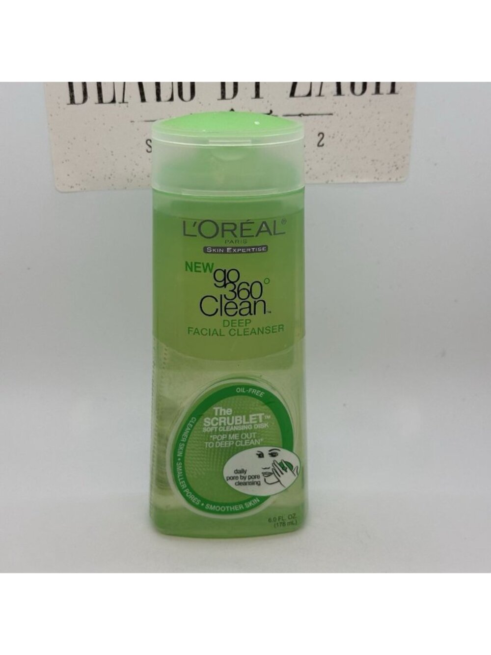 NEW L'Oreal Paris "Go 360 Clean" Deep Facial Cleanser w/ Scrublet 6 oz. Oil Free